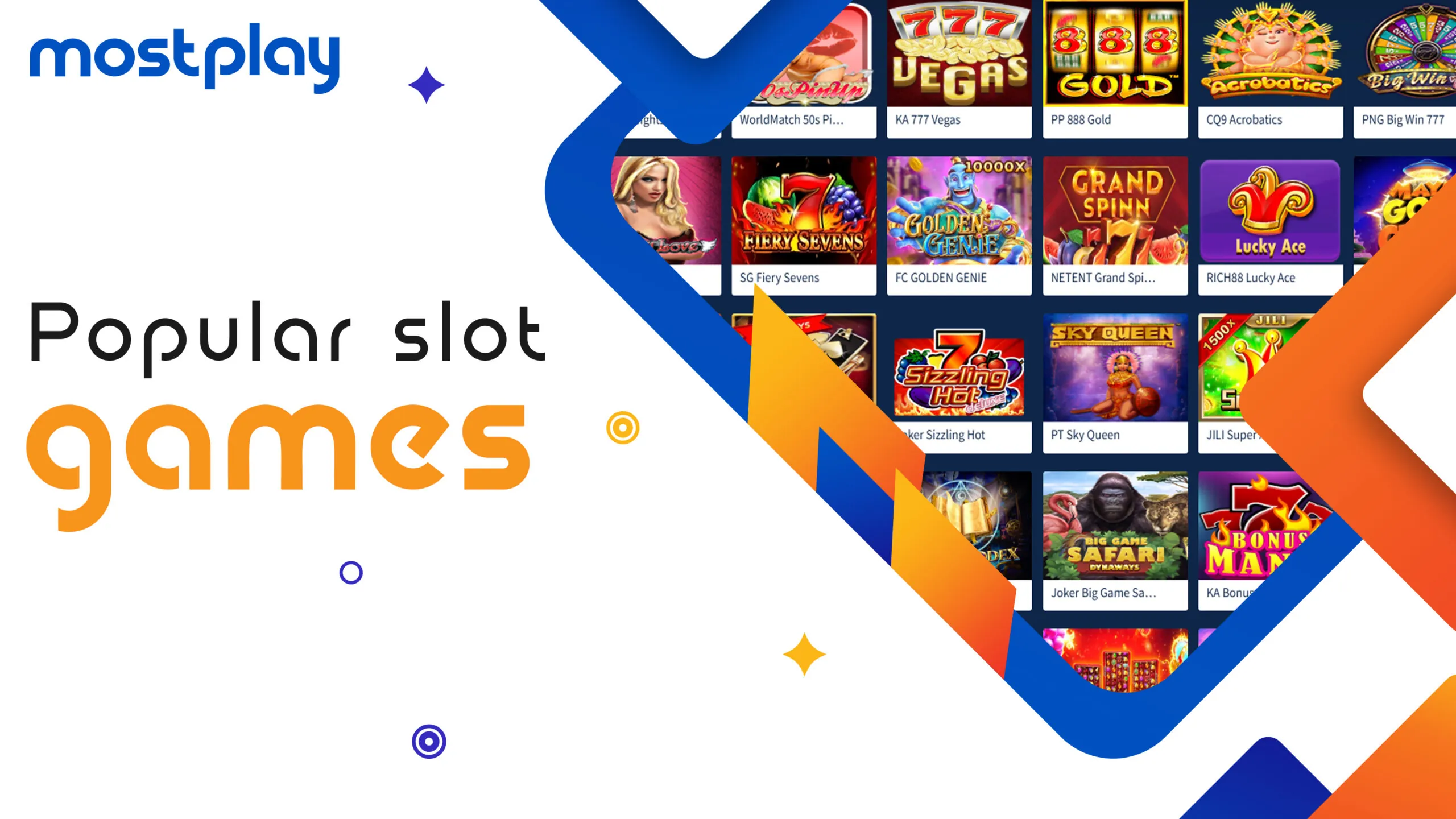 Popular slots games in the casino