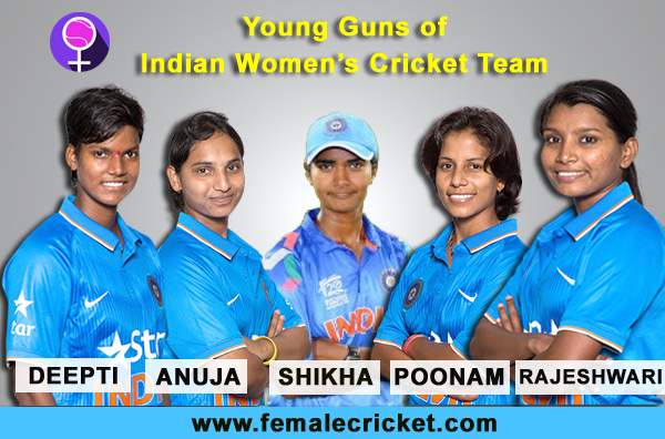 Young Guns of Indian Women's Cricket Team