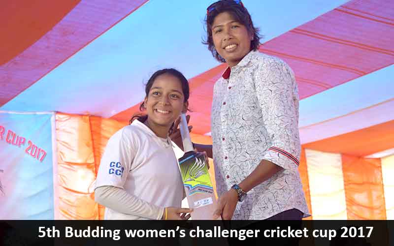 Jhulan Goswami Budding women's challenger cricket cup 2017