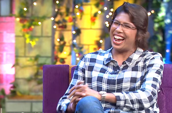 Jhulan Goswami at Kapil Sharma show