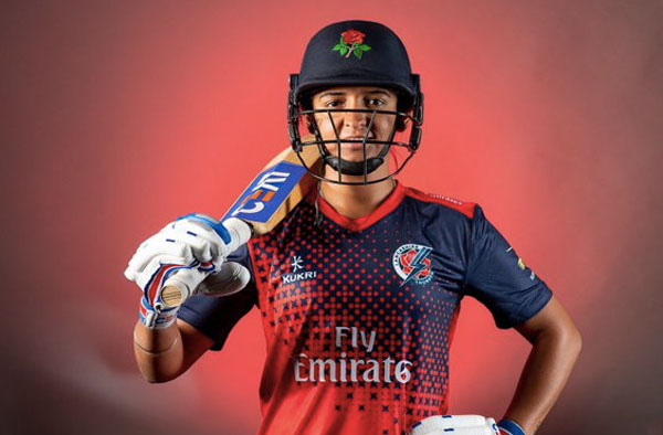 Harmanpreet Kaur in Lancashire Thunder