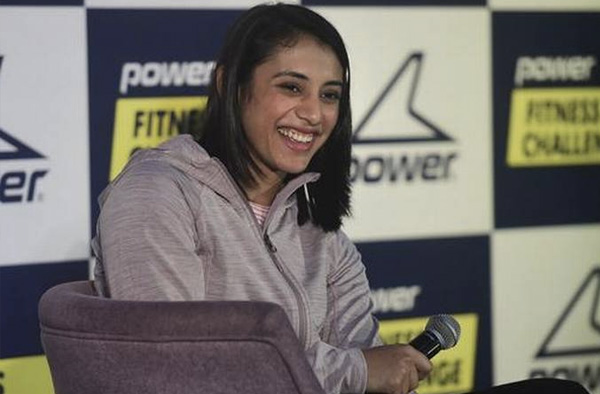 Smriti Mandhana at the recent event. Pic Credits - PTI