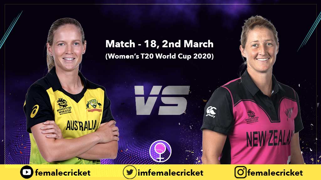 Australia vs New Zealand in Women's T20 World Cup 2020
