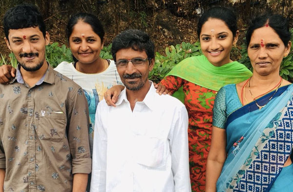 Kalpana Reddy with her family members Kalpana Reddy with her family members
