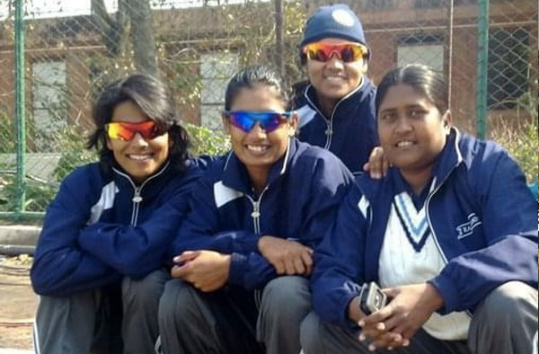 L-R: Nooshin Al Khadeer, Mithali Raj, Amita Sharma, Neetu David