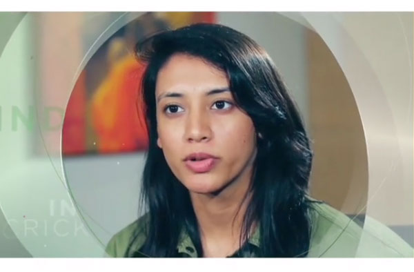 Smriti Mandhana joins hands with Whisper to break the period stigma. PC: Screengrab from Smriti Mandhana's Instagram Video