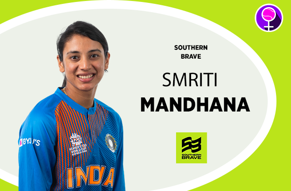 Smriti Mandhana - Southern Brave - The Women's Hundred 2021