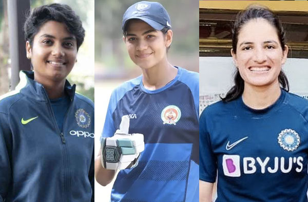L-R: Meghana Singh, Yastika Bhatia and Renuka Singh Thakur