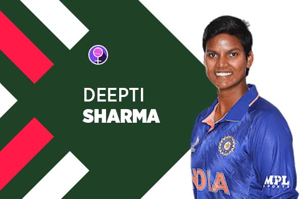 Player Profile of Deepti Sharma in Women's Cricket World Cup 2022. PC: jeetwin888.com