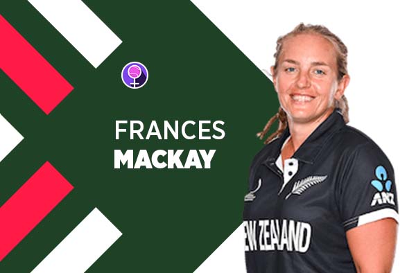 Player Profile of Frances Mackay in Women's Cricket World Cup 2022. PC: jeetwin888.com