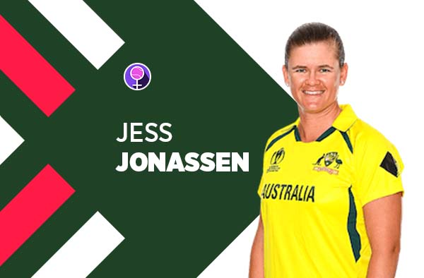 Player Profile of Jess Jonassen in Women's Cricket World Cup 2022. PC: jeetwin888.com