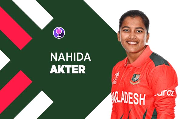 Player Profile of Nahida Akter in Women's Cricket World Cup 2022. PC: jeetwin888.com