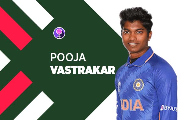Player Profile of Pooja Vastrakar in Women's Cricket World Cup 2022. PC: jeetwin888.com