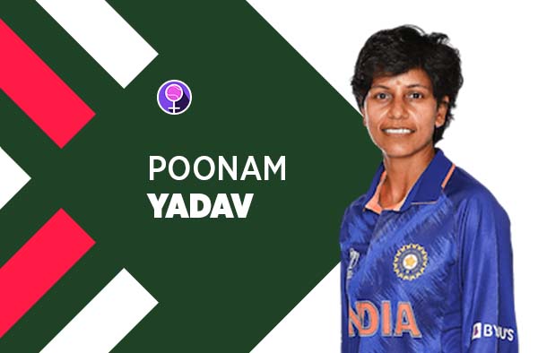 Player Profile of Poonam Yadav in Women's Cricket World Cup 2022. PC: jeetwin888.com
