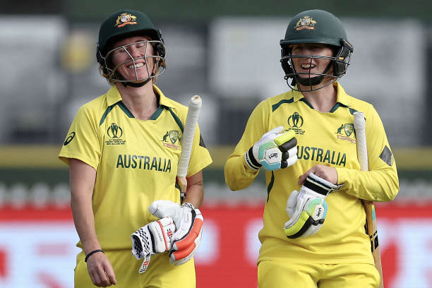 Rachael Haynes' 83 thrash West Indies by 7 Wickets, Australia on Top of Points Table. PC: ICC/Getty Images
