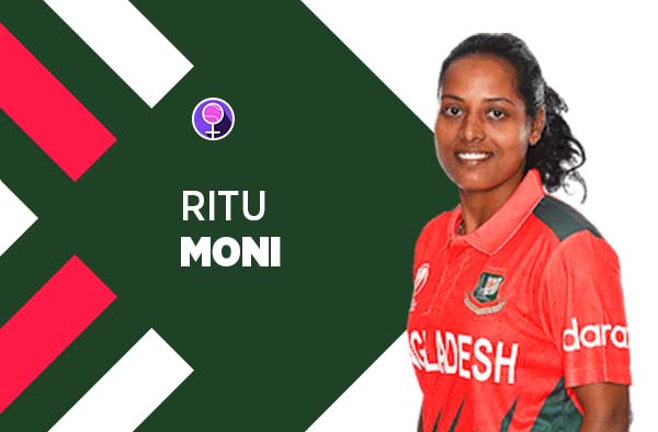 Player Profile of Ritu Moni in Women's Cricket World Cup 2022. PC: jeetwin888.com