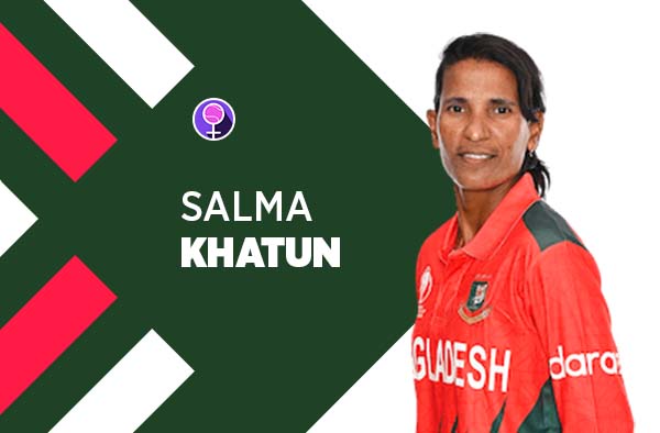 Player Profile of Salma Khatun in Women's Cricket World Cup 2022. PC: jeetwin888.com