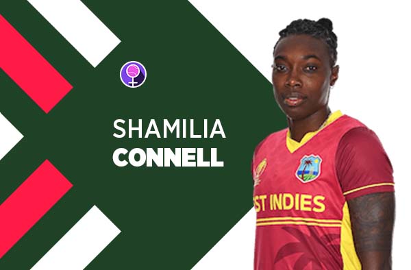 Player Profile of Shamilia Connell in Women's Cricket World Cup 2022. PC: jeetwin888.com