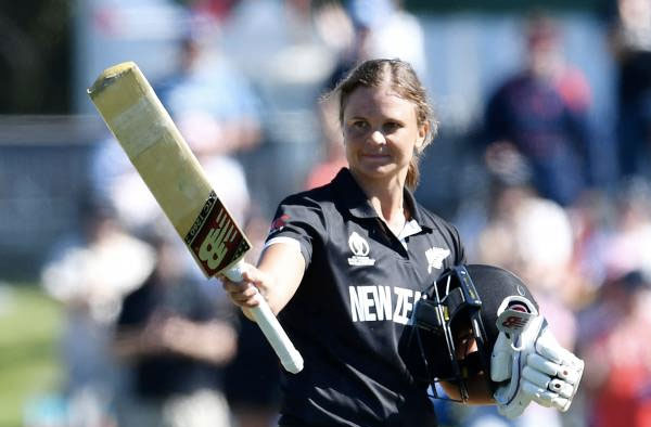 Suzie Bates' Century help New Zealand set 266 target for Pakistan . PC: ICC/Getty Images