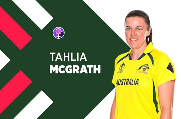 Player Profile of Tahlia Mcgrath in Women's Cricket World Cup 2022. PC: jeetwin888.com
