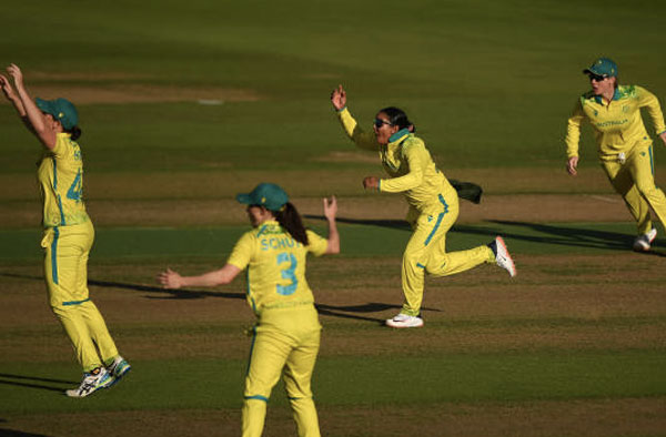 Australia ensures Semi-Final berth after beating Barbados by 9 Wickets. PC: Getty Images