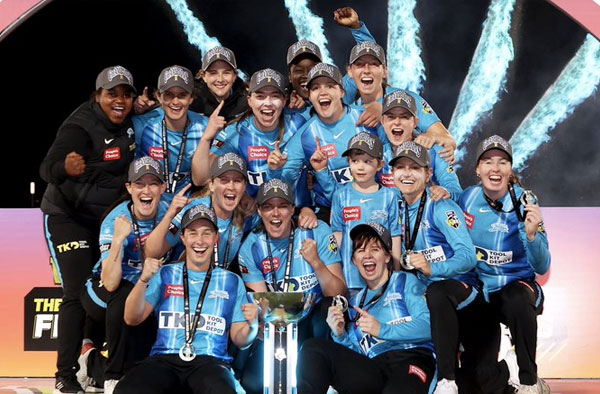 Adelaide Strikers crowned Champions of Women's Big Bash League 2022. PC: StrikersBBL / Twitter