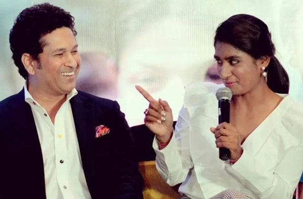 Sachin Tendulkar and Mithali Raj
