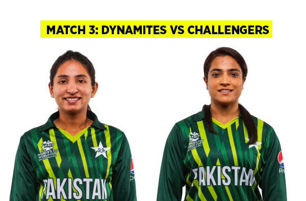 Match 3: Dynamites vs Challengers | Squads | Players to watch | Fantasy Playing XI | Live streaming