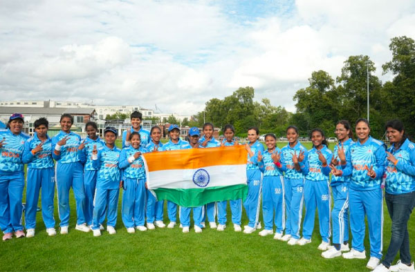 Indian Blind Women's Cricket Team. PC: Getty