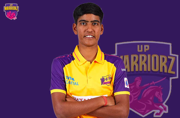 Shweta Sehrawat for UP Warriorz in WPL. PC: Female Cricket