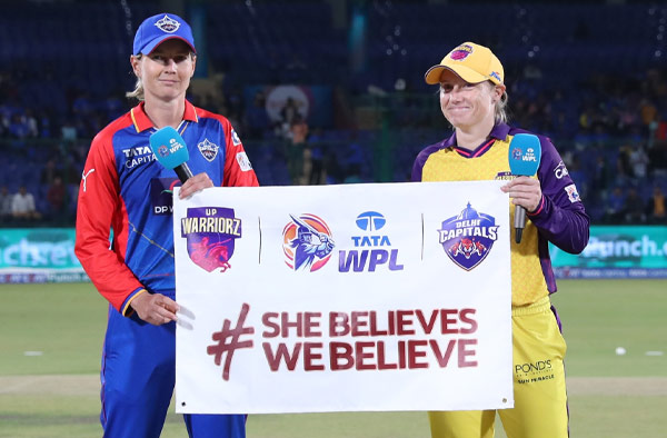 Delhi Capitals and UP Warriorz Unite for Women's Empowerment on International Women's Day