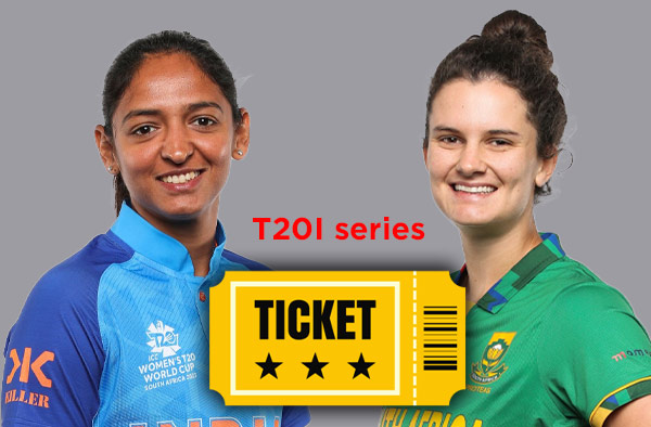 How to get tickets for T20Is between India and South Africa Women