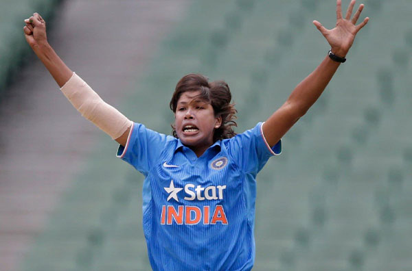 Esha Oza’s all-round show guides UAE to a comfortable victory against Namibia. PC: Getty