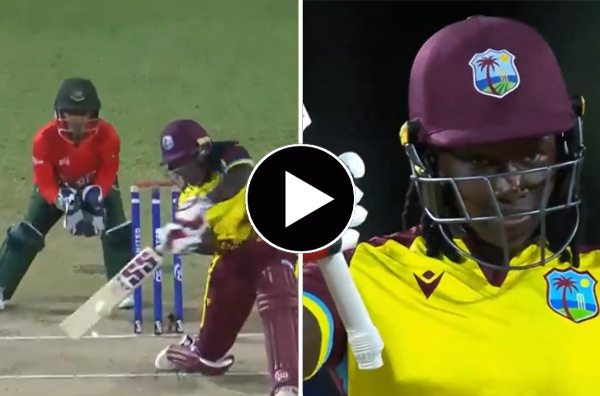 Watch Video: Deandra Dottin rewrites her record for the fastest T20I fifty against Bangladesh in the 1st T20I