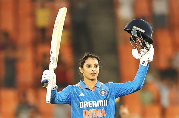 Smriti Mandhana Crowned ICC Women’s ODI Cricketer of the Year 2024