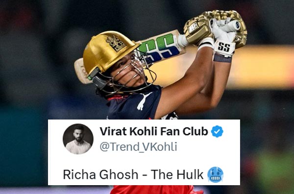 Fan reactions: Richa Ghosh hailed as 'The Hulk' as RCB fans celebrate record chase in WPL 2025 opener