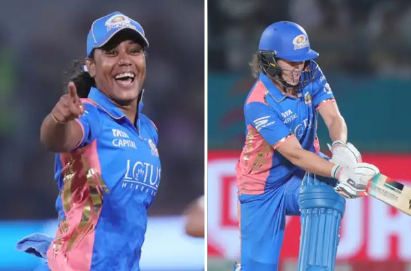 All-rounders Hayley Matthews and Nat Sciver-Brunt lead Mumbai Indians to first win of the season