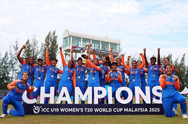 Gongadi Trisha’s all-round prowess powers flawless India U19 to successive World Cup triumphs