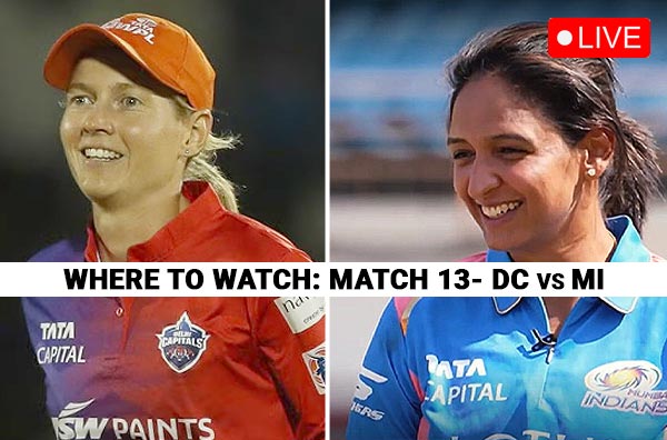 Where to Watch Match 13 of WPL 2025 – Delhi Capitals vs Mumbai Indians? Live Streaming Details