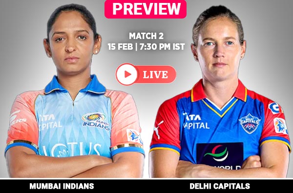 Match 2: Mumbai Indians vs Delhi Capitals | Squads | Players to Watch | Fantasy Playing XI | Live Streaming | Pitch Report