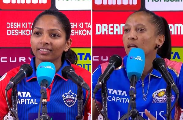 What did DC's Minnu Mani and MI's Shabnim Ismail share in the post-game presser?