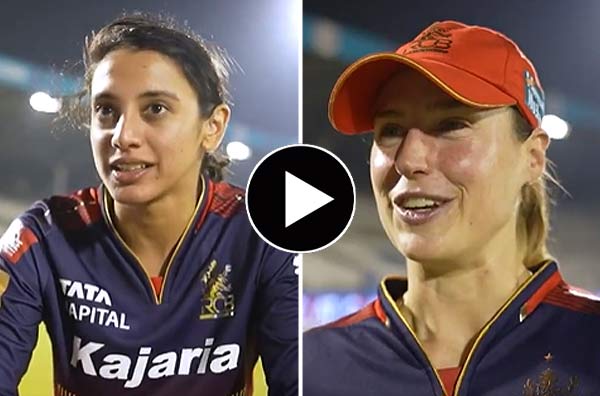 Watch Video: Smriti Mandhana and Ellyse Perry react as RCB ends 2025 WPL campaign