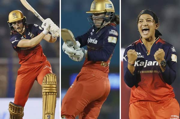 Ellyse Perry, Georgia Wareham and Sneh Rana step up as RCB signs off with a win