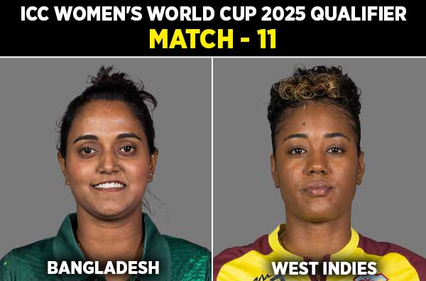 Match 11: Bangladesh Women vs West Indies Women | Squads | Players to Watch | Fantasy Playing XI | Live Streaming | Pitch Report