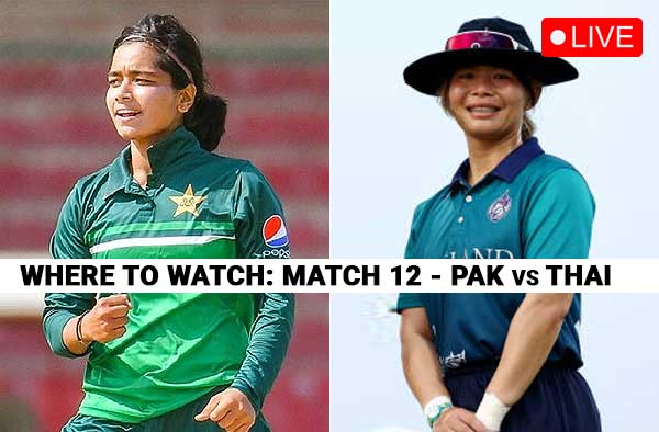 Where to Watch – Pakistan Women vs Thailand Women, ICC Women’s World Cup Qualifier 2025? Live Streaming Details