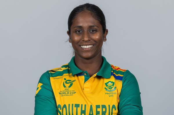 Seshnie Naidu for South Africa U19 Women's Cricket Team