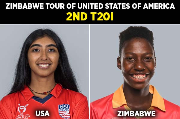 2nd T20I: United States of America Women vs Zimbabwe Women | Squads | Players to Watch | Fantasy Playing XI | Live Streaming | Pitch Report
