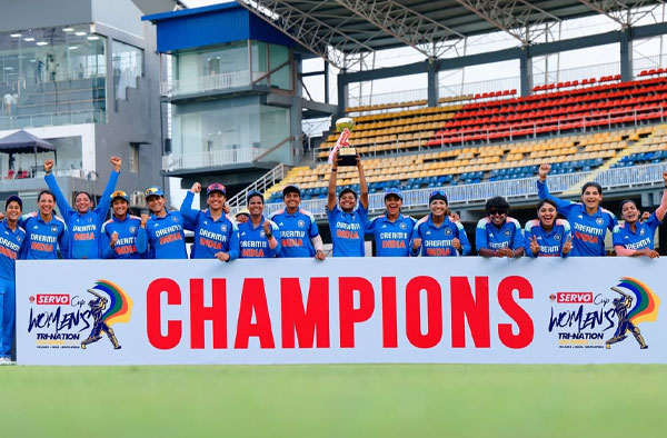 Smriti Mandhana's 11th ODI Ton, Sneh Rana's 4-Fer hammer Sri Lanka in the Tri-Series Final at Colombo.