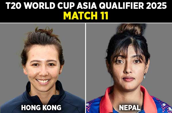 Match 11: Hong Kong Women vs Nepal Women | Squads | Key Players | Fantasy XI | Live Streaming | Pitch & Weather Report