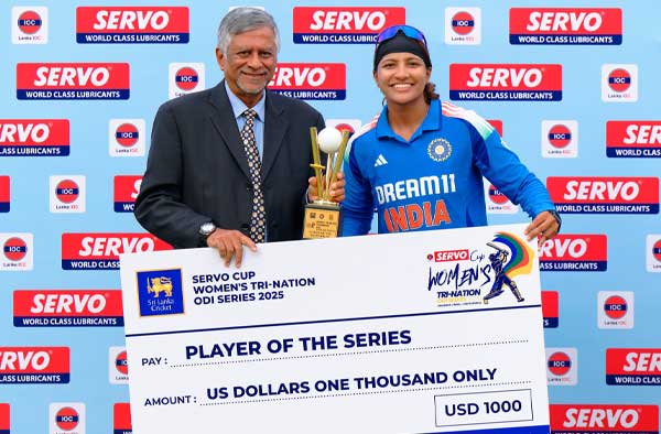 Sneh Rana grabs 'Player of the Series' Award for 15 Wickets.